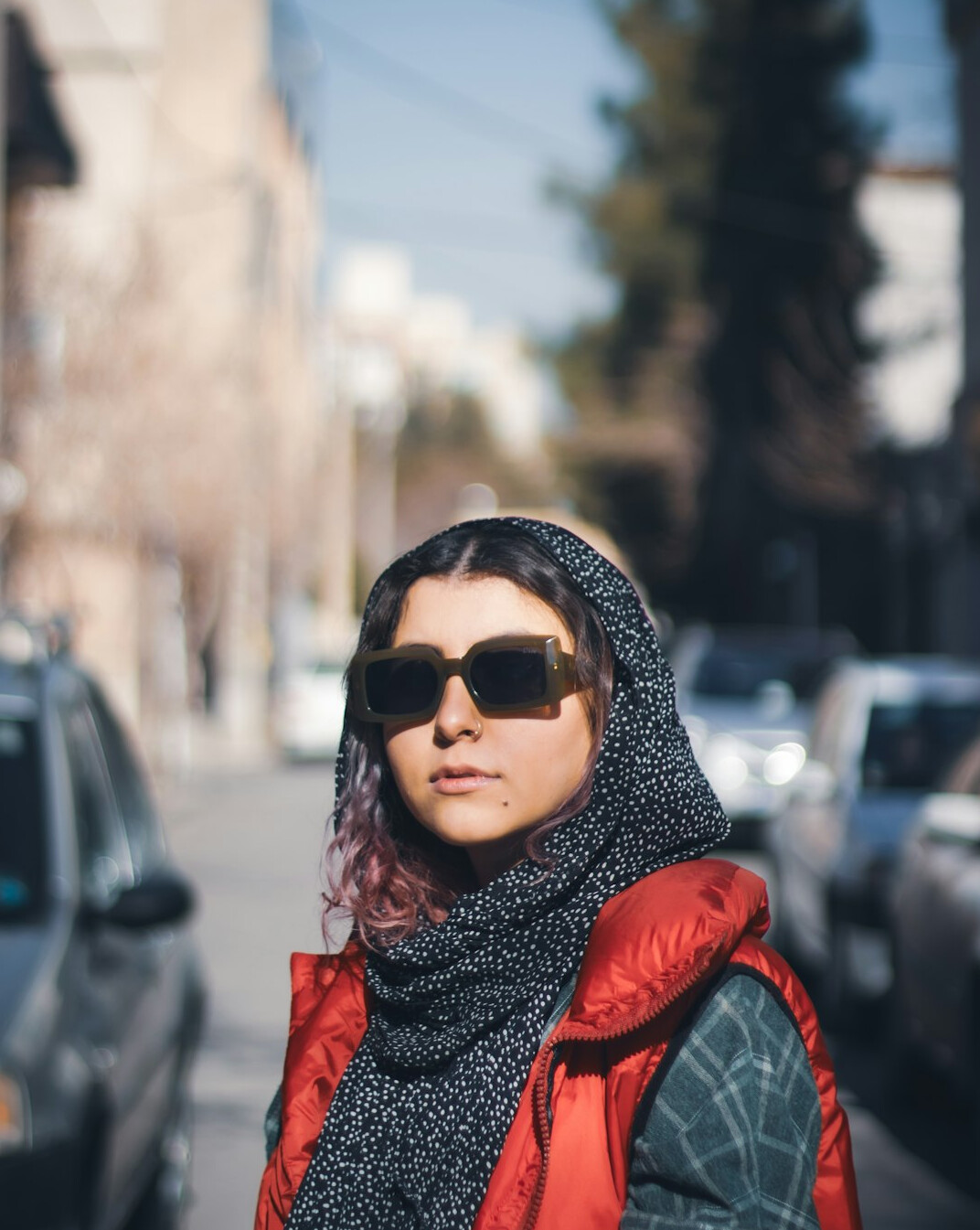 Portrait of a young Turkish woman journalist